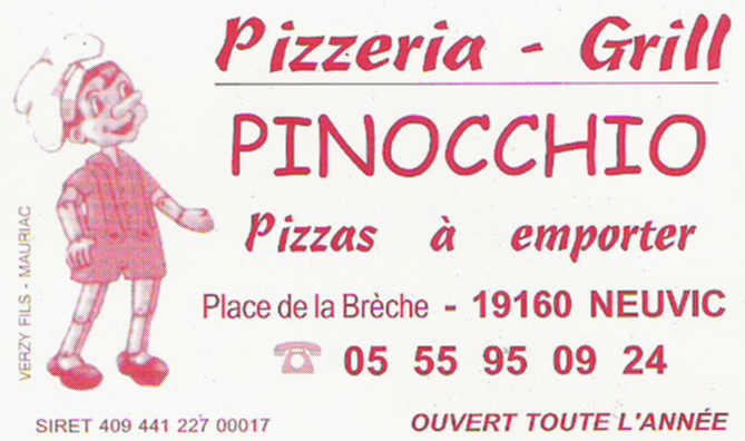 PIZZERIA PINOCCHIO NEUVIC